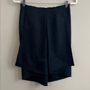 Zero Maria Cornejo navy jacquard skirt size 6